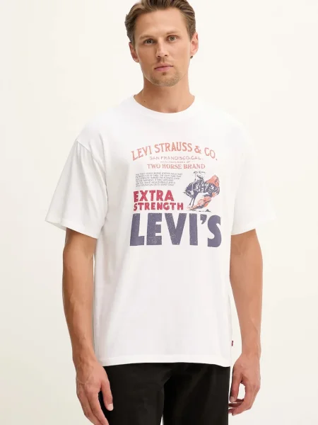 Tričko Levi's s potiskem bílá