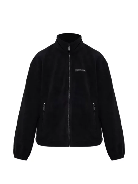 Geacă Canada Goose cu autograf negru