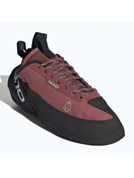 Pantofi de escaladă pentru bărbați adidas Five Ten Niad Lace core black/crew red/acid mint negru