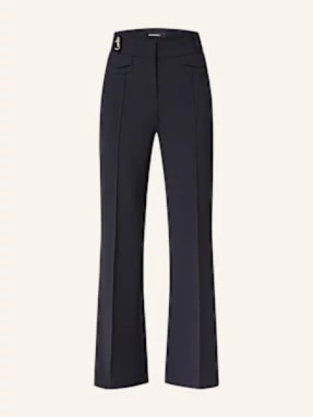 Cambio Jeansy Flare Fawn blau granatowe