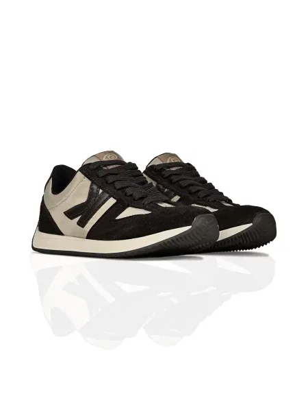 Кросівки Kasandra замша/текстиль бежевий