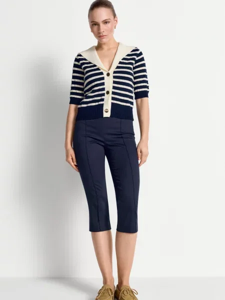 Rich & Royal Kardigan Kobiety niebieski|biały S biały