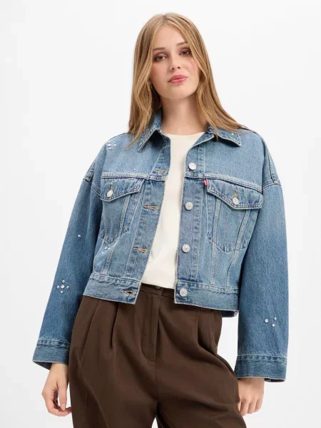 Levi's kamizelka dżinsowa Kobiety S niebieski