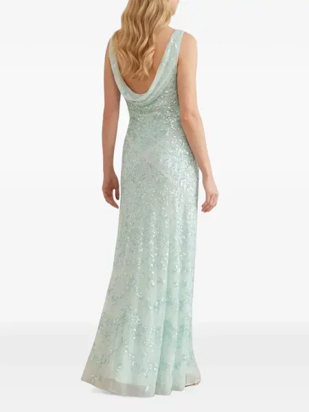 Rochie Needle & Thread cu paiete verde