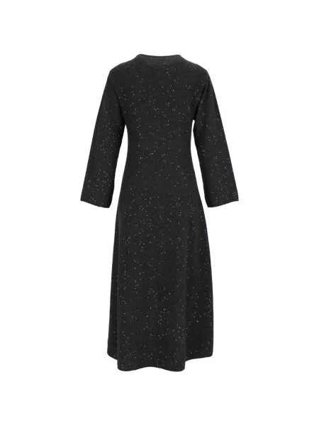 Lung rochie maxi Antonelli cu paiete gri