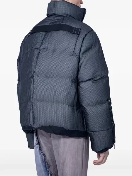 Matlasat geacă Rick Owens gri