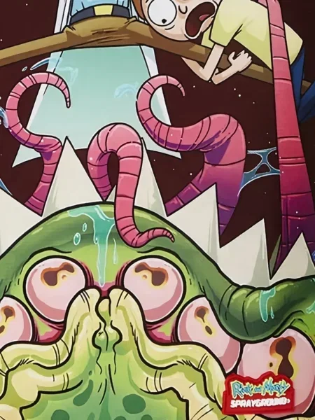 Hátizsák Sprayground nyomtatás fekete