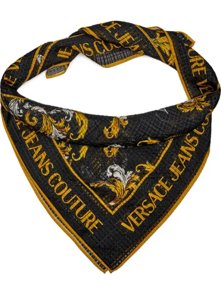 Selyem kendő Versace Jeans Couture fekete