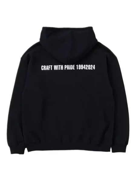 Hanorac cu glugă Neighborhood cu broderie negru