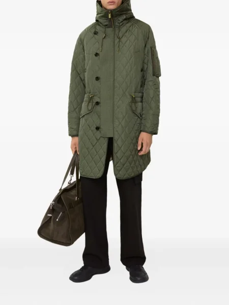 Geacă parka Burberry verde