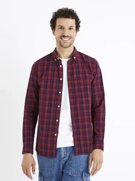 Cămașă în carouri Celio în carouri