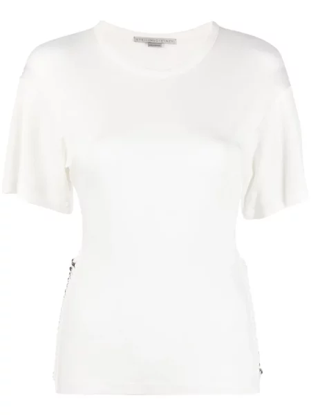 Tricou Stella Mccartney scurt alb