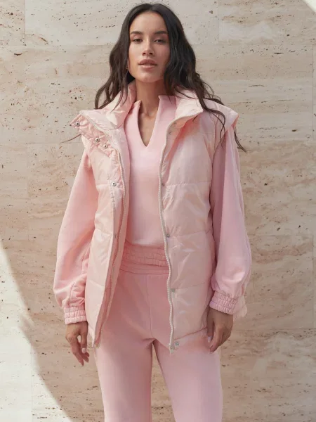 Жилет з утеплювачем Seventeen рожевий