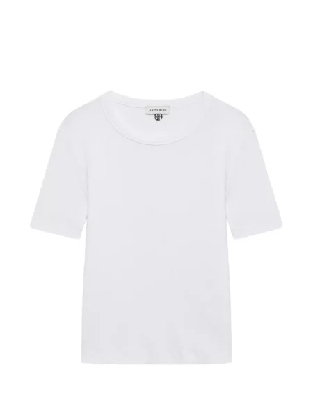 Scurt tricou Anine Bing alb