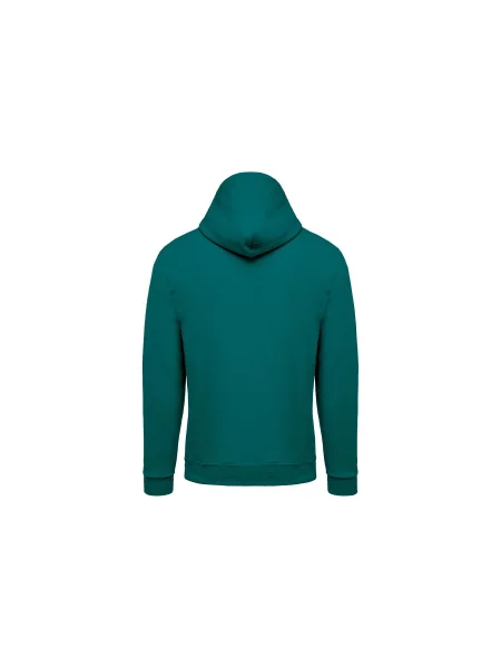 Bluza z kapturem Kariban zielona