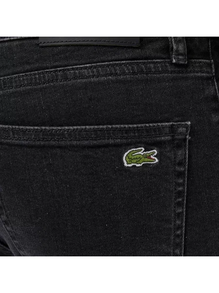 Lacoste Jeansy Slim Fit czarne