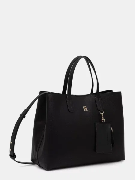 Rucsac Tommy Hilfiger din piele negru