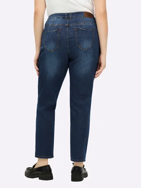 SHEEGO Jeans denim albastru