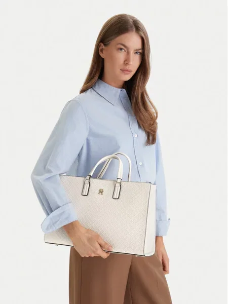 Tommy Hilfiger torebka crossbody beżowa
