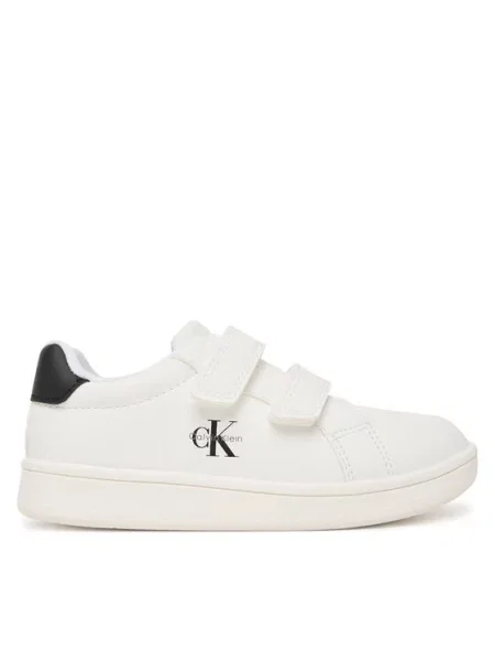 Calvin Klein Αθλητικά Low Cut Velcro λευκό