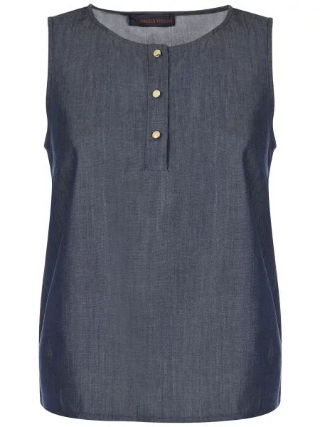 Топ Trussardi Jeans синий