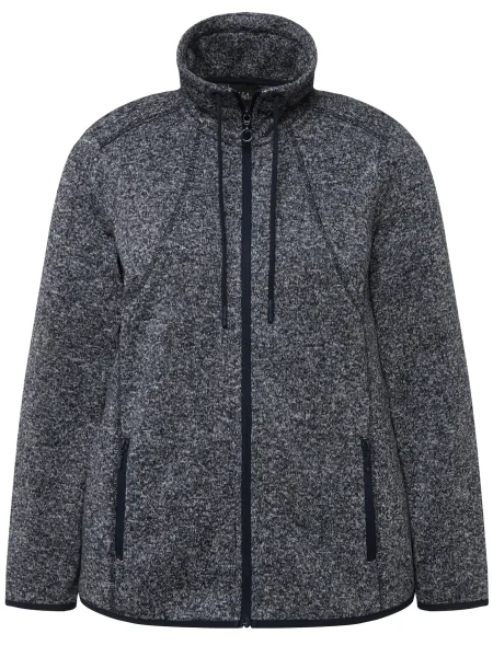 Ulla Popken Jachetă fleece marin albastru
