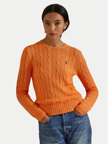 Polo Ralph Lauren Pulover bleumarin portocaliu