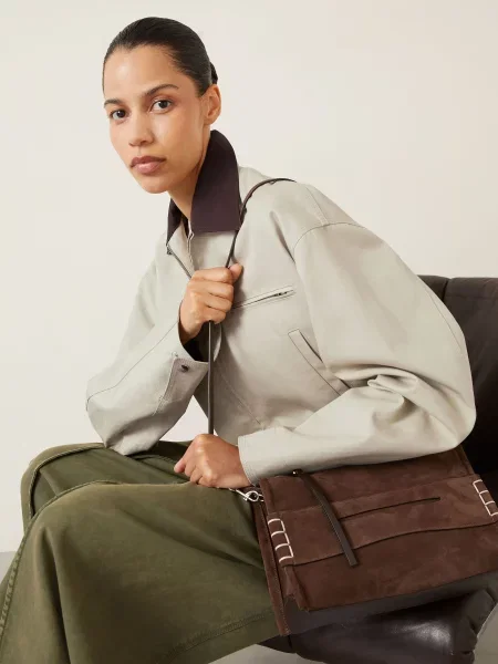 Jw Anderson Kabelka Loafer hnědá