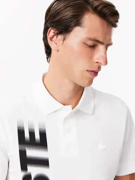 Поло Lacoste білий