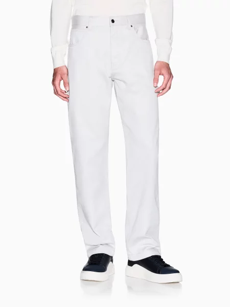 Прямі джинси Armani Exchange білий