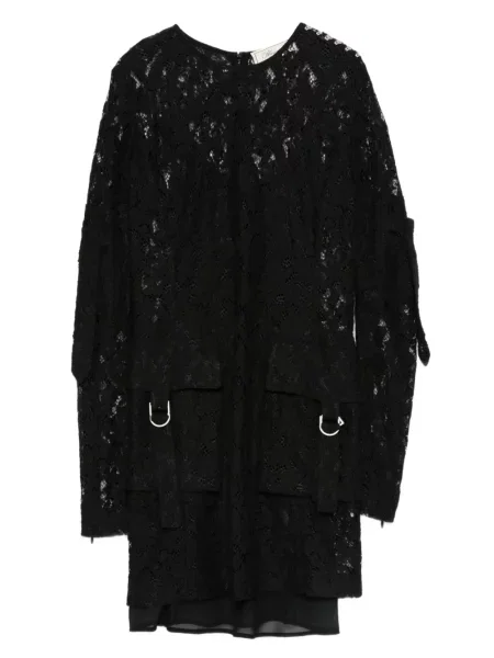 Rochie Blumarine cu cataramă din dantelă de costum negru