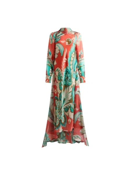 Sukienka maxi Etro z nadrukiem z wzorem paisley