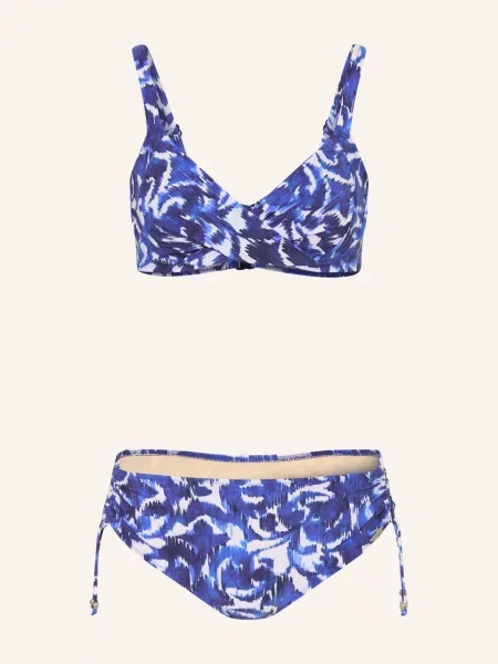 Charmline Bikiny S Kosticemi Aegean Spirit modrá / tmavě modrá bílá