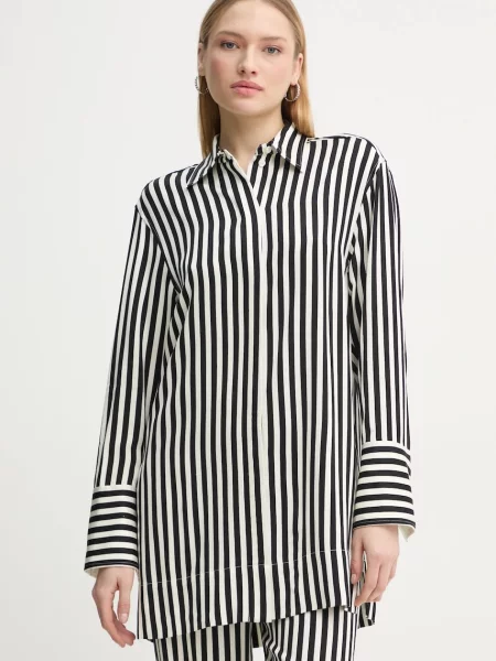 Day Birger et Mikkelsen camasa Lea femei cu guler clasic relaxed negru