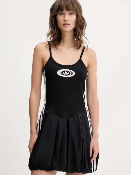 Рокля adidas Originals Balloon Dress черно