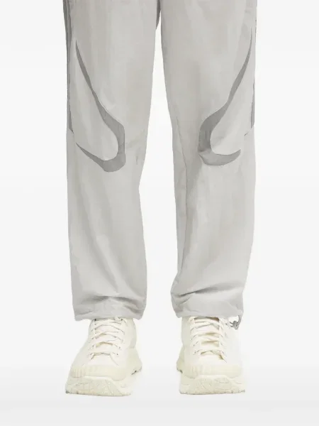 Pantaloni Adidas cu glugă cu dungi alergare negru