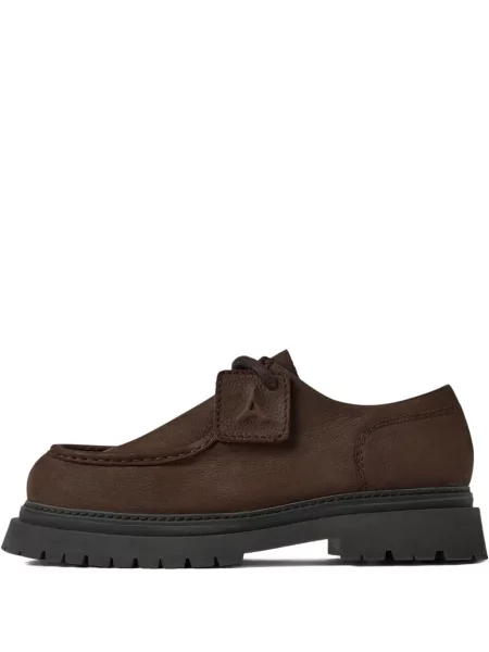 Kožené chunky loafers Manière De Voir hnědé