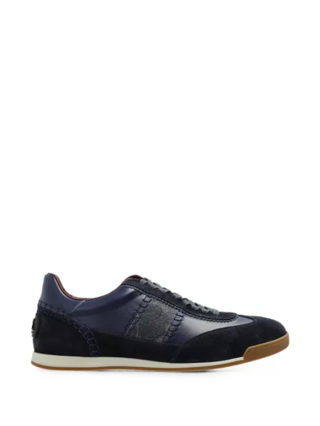 Sneakerși Etro din piele albastru