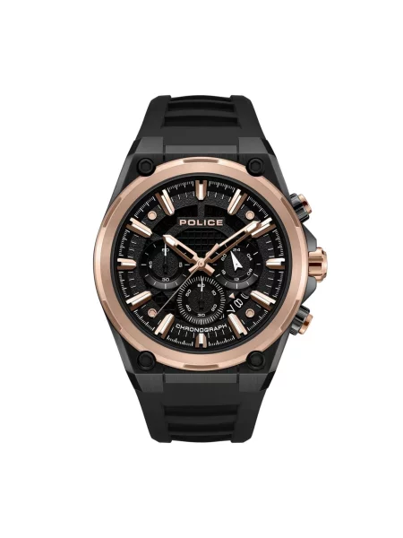 POLICE Analogové hodinky Chronograph Uros' černá