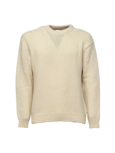 Sweter Edwin wełniany biały