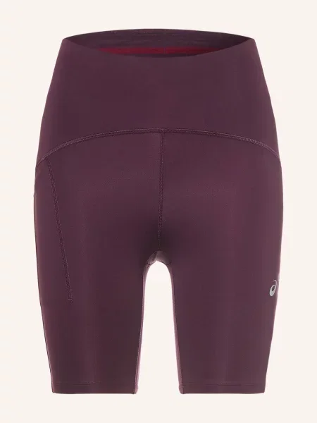 Asics Běžecké Legíny Road High Waist Sprinter tmavě červená