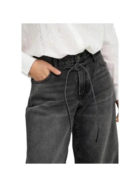 ONLY Blugi Gianna Balloon Fit negru