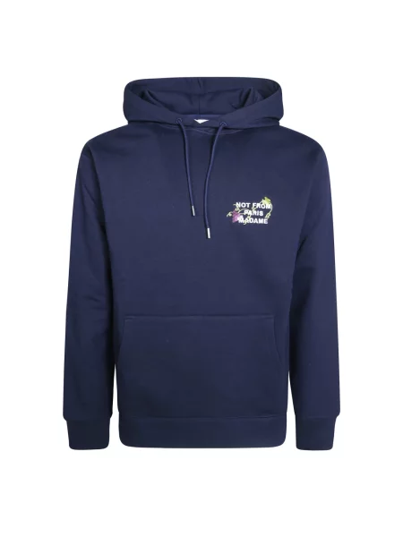 Bluza z kapturem Drole De Monsieur z kapturem niebieska