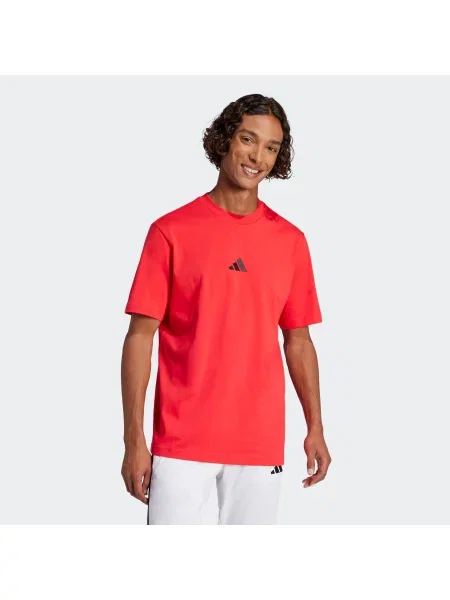 ADIDAS SPORTSWEAR Funkcionalna majica Essentials rdeča črna