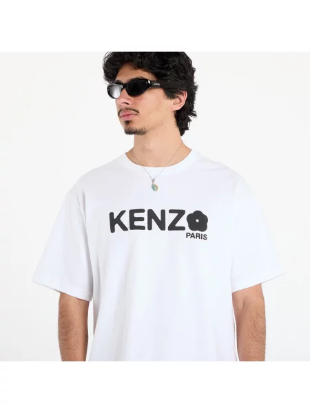 Тениска Kenzo Boke Flower с принт бяло