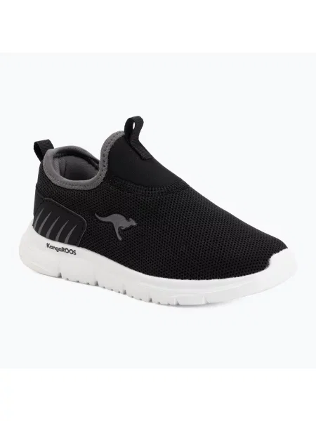 Детски обувки KangaROOS K-ETK Dunnart jet black/steel grey черно