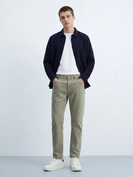 Повседневная джинсовая рубашка Ltb Jeans синяя