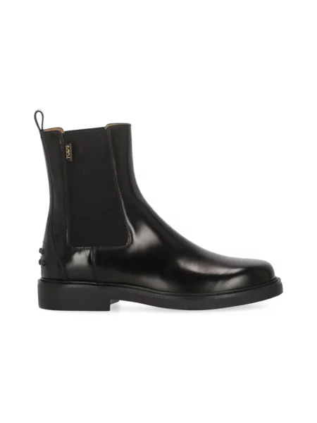 Sztyblety Tod's skórzane czarne