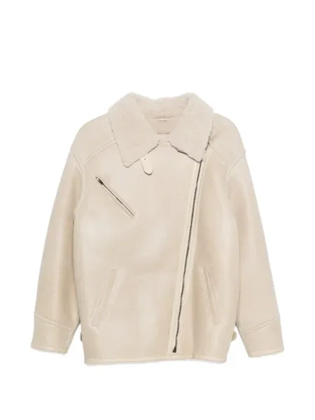 Яке Isabel Marant от овча кожа