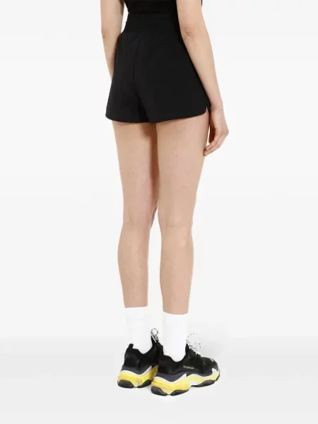Pantaloni scurți Off-white alergare cu cordon alb